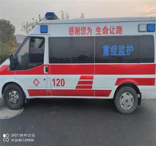 新余救护车出租服务案例3